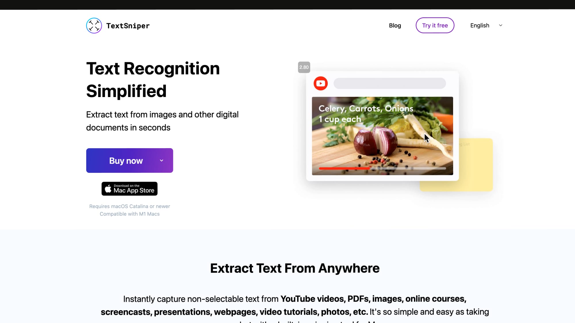The Textsniper website